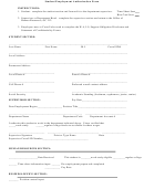 Student Employment Authorization Form