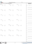 Comparing Numerical Worksheet With Answer Key