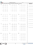 Ordering Fractions (Multiple Choice) Worksheet With Answer Key Printable pdf