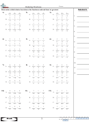 Ordering Fractions (multiple Choice) Worksheet With Answer Key