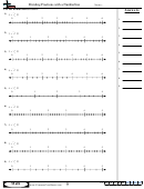 Dividing Fractions With A Numberline Worksheet