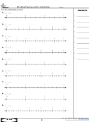 Dividing Fractions With A Numberline Worksheet