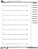 Dividing Fractions With A Numberline Worksheet