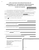 Application For Registration Of Amendment Of Trademark-service Mark Collective Or Certification Mark State Of Idaho