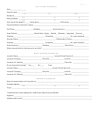 Adult Patient Information Form