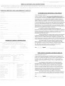 Medical History And Consent Form