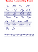 Cursive Handwriting Chart
