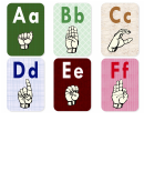 Sign Language Alphabet Chart