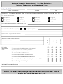 Training Evaluation And Feedback Form