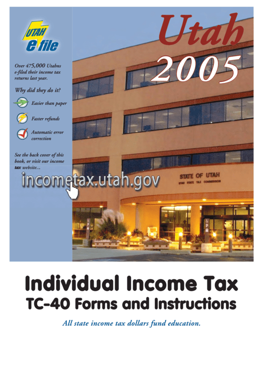 2005 Utah Forms And Instructions Printable pdf