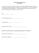 Film And Video Release Form