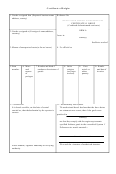 Form A - Certificate Of Origin With Notes Printable pdf