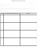 Reading Log - Dialectical Journal Template