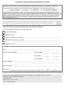 Attorney Register Information Form
