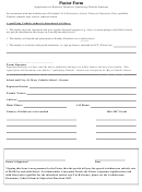 Pastor Form (application For Reduced Tuition For Qualifying Catholic Students)