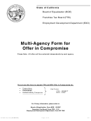 Multi Agency Form For Offer In Compromise