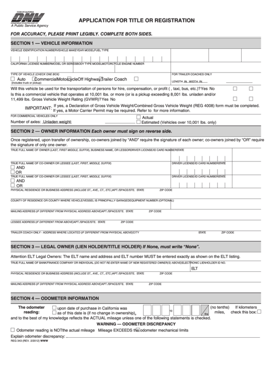 Fillable Form Reg 343 - Application For Appointment As Notary Public Printable pdf