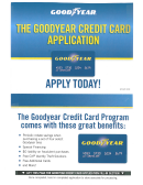 Goodyear Credit Card Application Printable pdf