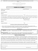 Form Nucs-4556 - Power Of Attorney - Department Of Employment, State Of Nevada