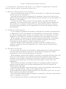 Letter Of Recommendation Outline Printable pdf