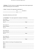 Fillable New Mexico Sublease Agreement Template Printable pdf