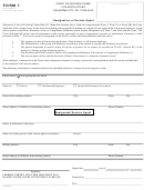 Designation Of Service Agent - Form 7