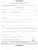 Adverse Party Information Form (sexual Assault Protection Information)