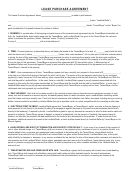 Lease Purchase Agreement