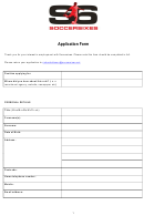 Soccesixes Application Form