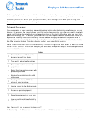 Employee Self-assessment Form