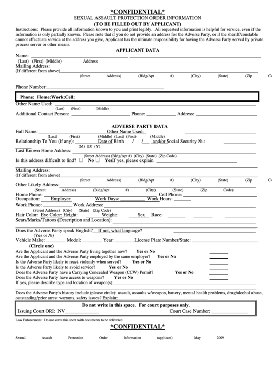 Top 11 Order Of Protection Form Templates Free To Download In PDF Format