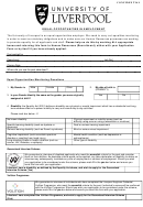 Equal Opportunities In Employment Application Form