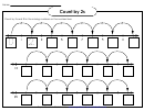 Skip Counting By 2s On Number Line Worksheet