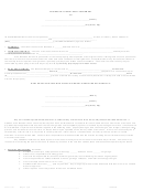 Residential Home Lease Agreement