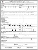 Form Hr 104 - Change Of Personal Details