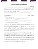 Kentucky Purchase And Sale Template