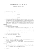 Mathematics 320 Worksheet
