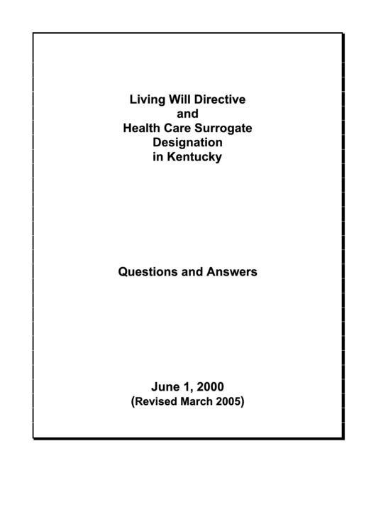 Fillable Living Will Directive Printable pdf