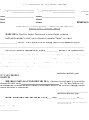 Complaint Form For Eviction - Removal Of Tenant From Premises For Default In Payment Of Rent