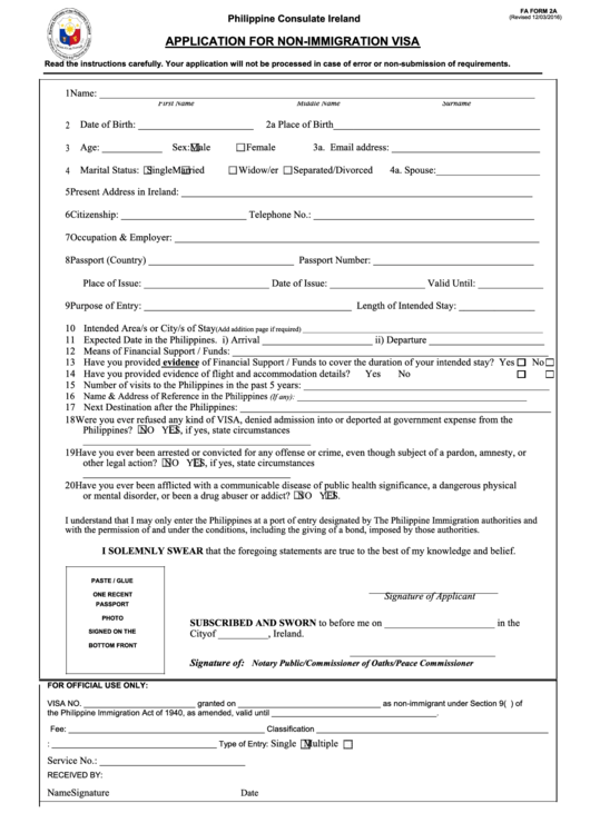 37 Immigration Forms And Templates Free To Download In PDF