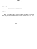 Form 3c - Certificate Of Reporter