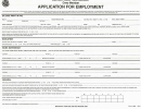 Form 1920 - Burger King Restaurant Crew Member Application For Employment Printable pdf