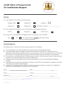 Va Certification Request Form