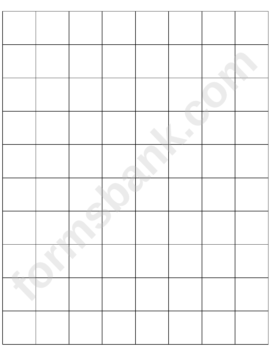 Grid Paper (2 Centimeters, Black On White)