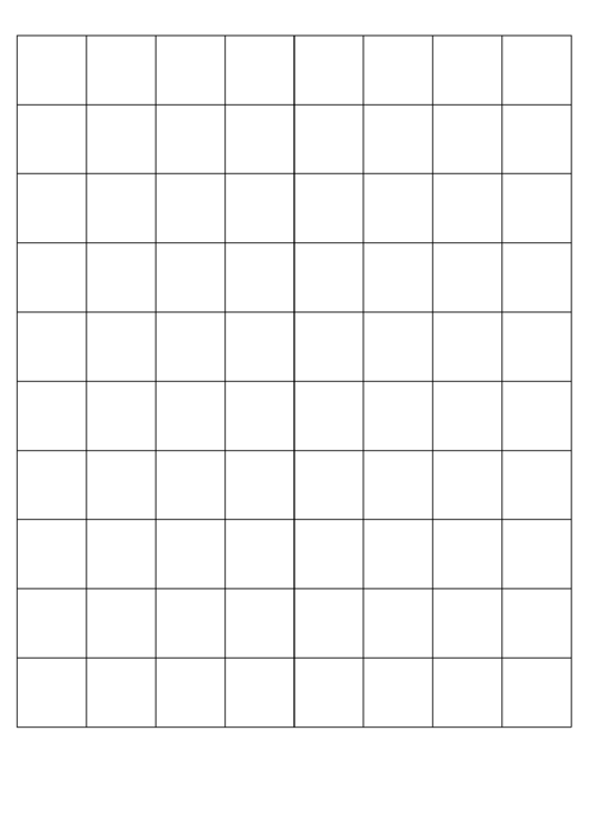 Grid Paper (2 Centimeters, Black On White) Printable pdf
