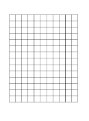 Grid Paper (1 Centimeter, Black On White)