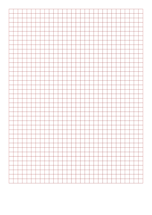 Red Grid Paper Printable pdf