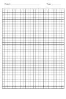 Grid Paper With Project Name