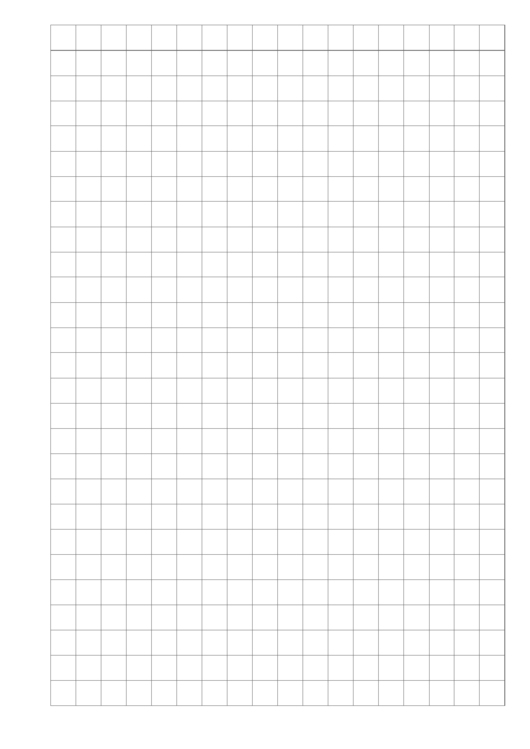 Grid Paper (1 Centimeter, Black On White) Printable pdf