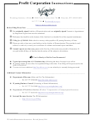 Fillable Foreign Profit Corporation - Articles Of Domestication Template Printable pdf